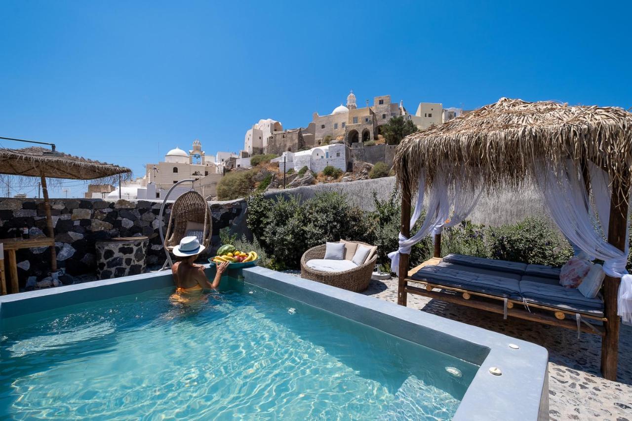 Rock Villas Complex - Private Luxe Top Retreat - Castle And Sea View Emporio  Eksteriør bilde